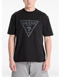 Guess - Logo-Print T-Shirt - Lyst