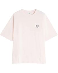 Maison Kitsuné - Crew-Neck Fox-Head T-Shirt - Lyst