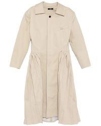 BONBOM - Pleated Coat - Lyst