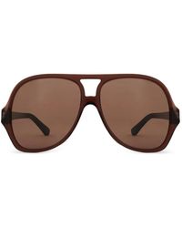 Chloé - Salomé Pilot-Frame Sunglasses - Lyst