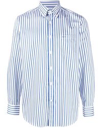 Paul & Shark - Stripe-print Button-down Shirt - Lyst