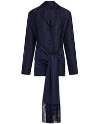 Ferragamo - Silk Shirt Jacket - Lyst