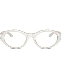 DIESEL - Distressed-Effect Cat-Eye Glasses - Lyst