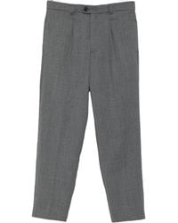 Amaranto - Pleated-Front Trousers - Lyst