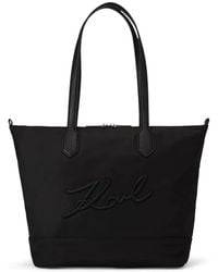Karl Lagerfeld - Bolso shopper K/Signature mediano - Lyst