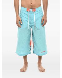DSquared² - Tie-Dye Print Swim Shorts - Lyst