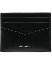 Givenchy - Foiled-branding Leather Card Holder - Lyst