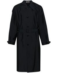 AURALEE - Finx Belted Trench Coat - Lyst