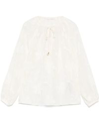 Liu Jo - Blusa a rayas diplomáticas - Lyst