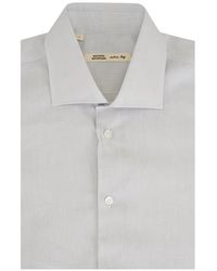 Maurizio Baldassari - Spread-Collar Pinstripe Shirt - Lyst