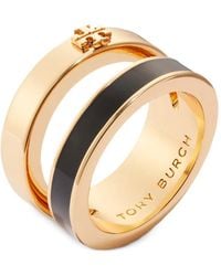 Tory Burch - Bague Icon En Émail - Lyst