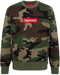 Supreme - Sweater Met Camouflageprint - Lyst