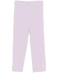 Marina Rinaldi - Button Trousers - Lyst