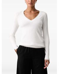 Liu Jo - Knit Sweater With V-Neck - Lyst