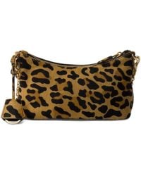 Prada - Bolso Mini Estampado De Pelo De Becerro - Lyst