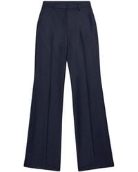 Ami Paris - Wide-Leg Virgin-Wool Trousers - Lyst