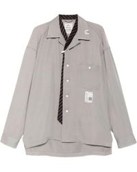 Maison Mihara Yasuhiro - Camicia Con Applicazione - Lyst