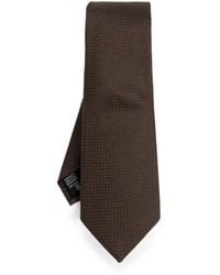 Giorgio Armani - Micro-Pattern Tie - Lyst