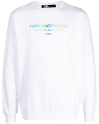 Karl Lagerfeld - Sweat en coton à logo imprimé - Lyst