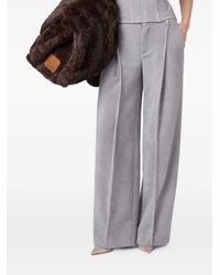 GIUSEPPE DI MORABITO - Pleated Wide-Leg Trousers - Lyst