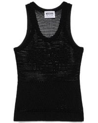 Moschino - Open-Knit Top - Lyst
