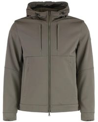 Paul & Shark - Adjustable Hood Techno Fabric Jacket - Lyst