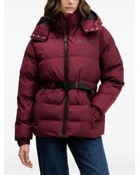 Karl Lagerfeld - Veste Ceinturée À Capuche - Lyst