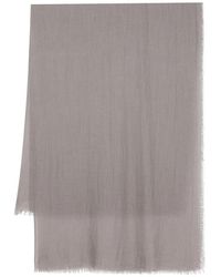 Botto Giuseppe - Sciarpa Con Bordi Sfrangiati - Lyst