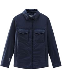 Woolrich - Pertex Padded Overshirt Jacket - Lyst