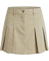 Michael Kors - Pleated-Panel Mini Skirt - Lyst