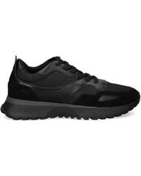 BOSS - Mixed-Material Trainers With Mesh And Leather - Lyst