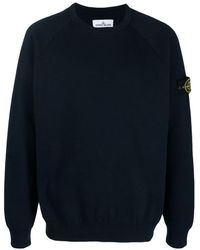 Stone Island - Compass-motif Cotton-blend Sweatshirt - Lyst