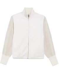Fabiana Filippi - Ribbed-Knit Panelled Jacket - Lyst
