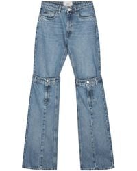 Coperni - Mid Waist Jeans Met Wijde Pijpen - Lyst