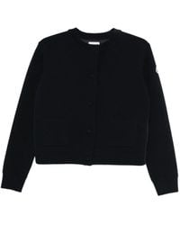 Moncler - Cárdigan con panel acolchado - Lyst