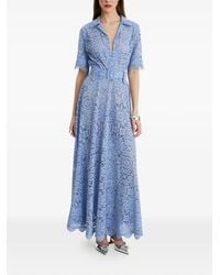 MOOS STUDIO - Reverie Lace Belted Maxi Dress - Lyst