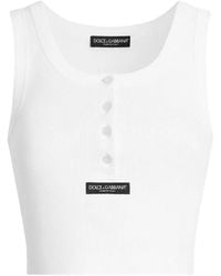 Dolce & Gabbana - Dolce & Gabbana Tank Top - Lyst