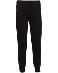 Prada - Re-Nylon Triangle-Logo Sweatpants - Lyst