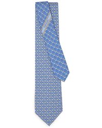 Ferragamo - Frog-Print Silk Tie - Lyst