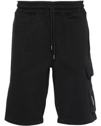 C.P. Company - Lens-Detail Cotton Track Shorts - Lyst