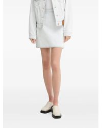 Bally - Denim Mini Skirt - Lyst