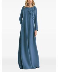 Gemy Maalouf - Appliqué Long-Sleeve Dress - Lyst
