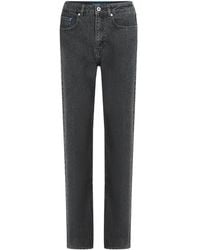 KARL LAGERFELD - High-Rise Straight Jeans - Lyst