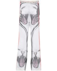 OTTOLINGER - Mesh Printed Trousers - Lyst