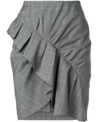 Étoile Isabel Marant Falda Nel super 100 - Gris