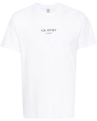 Sporty & Rich - Wimbledon Cotton T-Shirt - Lyst