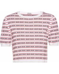 Miu Miu Short-sleeve tops for Women - Up to 79% off | Lyst
