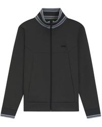 BOSS - Panelled Zip-Up Track Jacket - Lyst