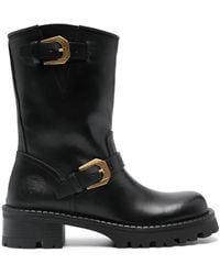 Versace - Biker Boots - Lyst