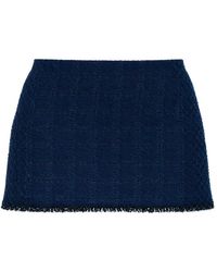 Givenchy - Mini-Rok Met Franje Zoom - Lyst